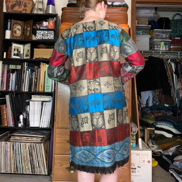 90s Krishaa Indian Kashmiri Tunic Dress Size XL - Picture 7 of 16